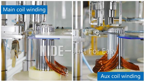 motor-manufacturing-stator-coil-winding-machine and inserting machine