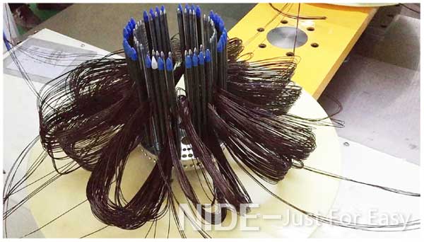 motor stator coil winding machine