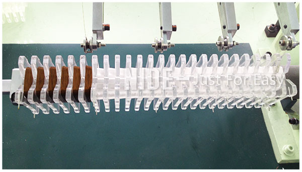 the motor coil winding machine