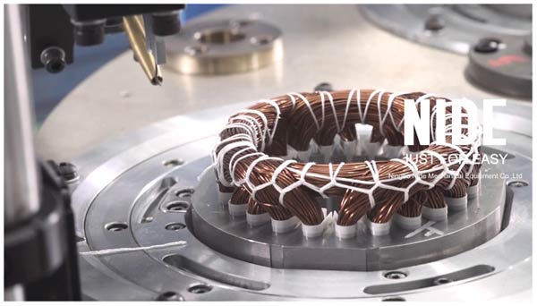 motor stator lacing machine coil lacer