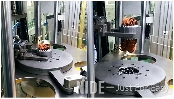 Three Station Stator Coil Inserter motor coil inserting machine-2