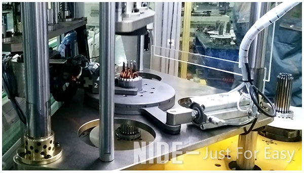 Three Station Stator Coil Inserter motor coil inserting machine-3