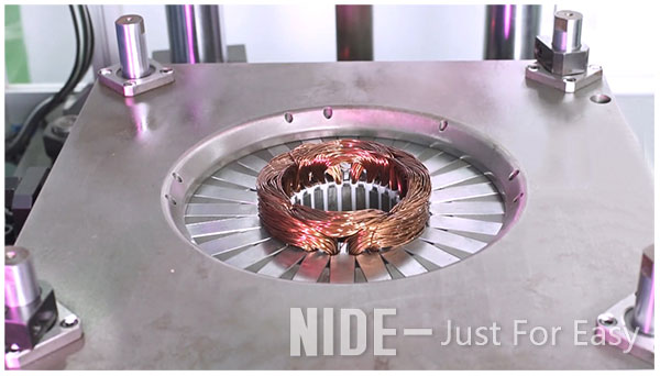 Auto fan motor stator coil forming and shaping Machine-1 Auto fan motor stator coil forming and shaping Machine-1