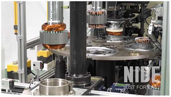 Automatic induction motor stator lacing machine production line-3 Automatic induction motor stator lacing machine production line-3