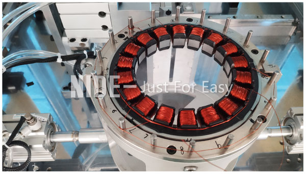 18 slot electric motor stator automatic winding machine