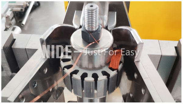 external armature automatic coil winding machine