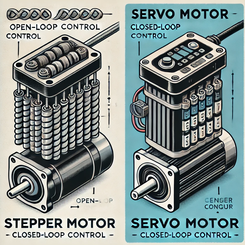 Stepper Motors vs. Servo Motors